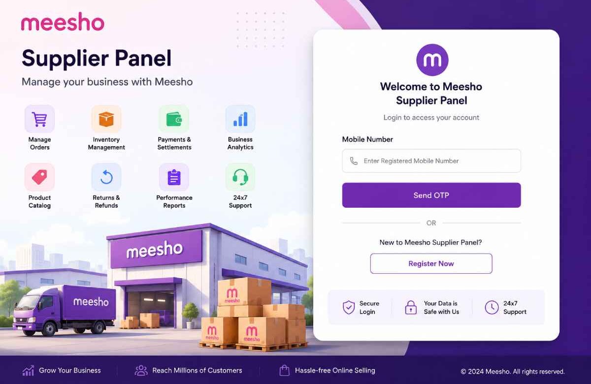 meesho supplier panel login page: Complete Login Guide for Sellers (2026)